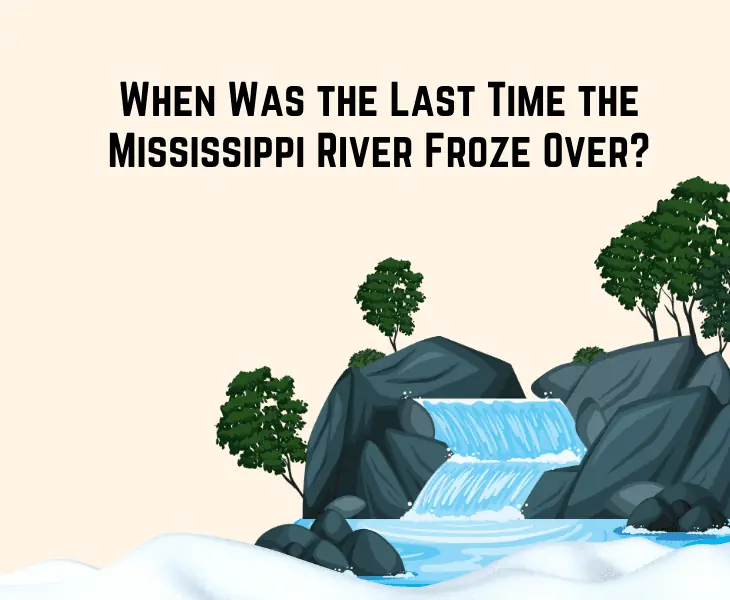 last frozen date of mississippi river