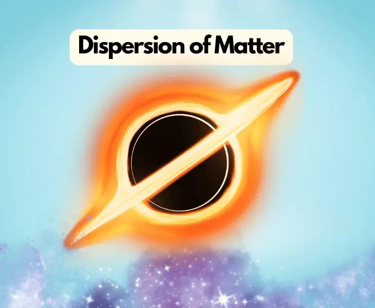 dispersion of matter