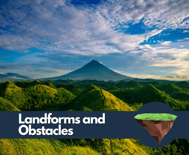landforms and obstacles