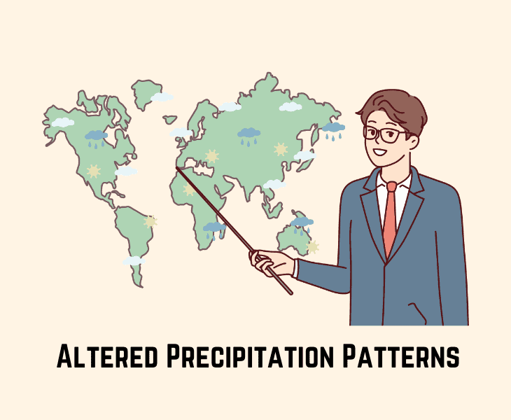 altered precipitation patterns