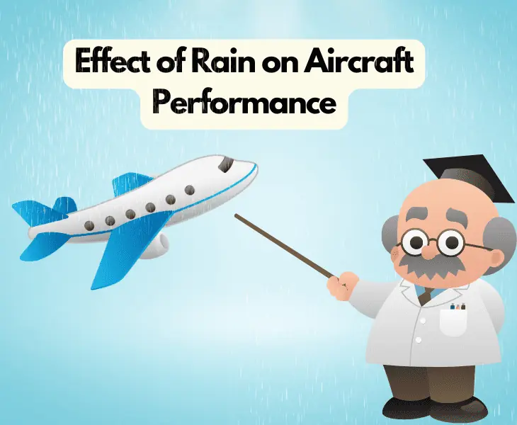 effect of rain on aircraft performance