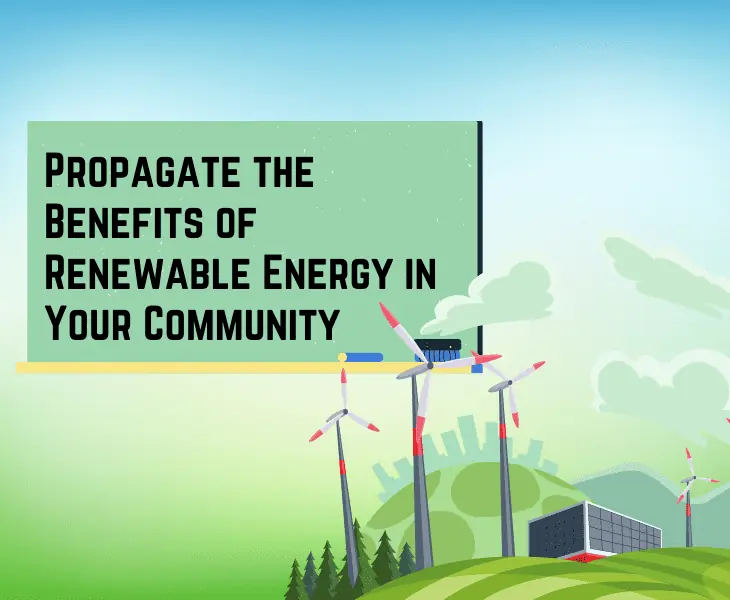 renewable energy promotion in your community