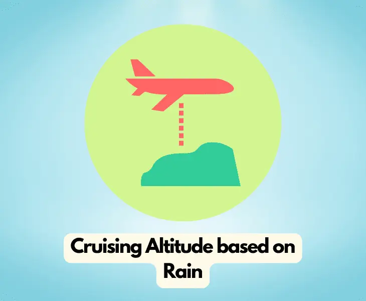 cruising altitude based on rain