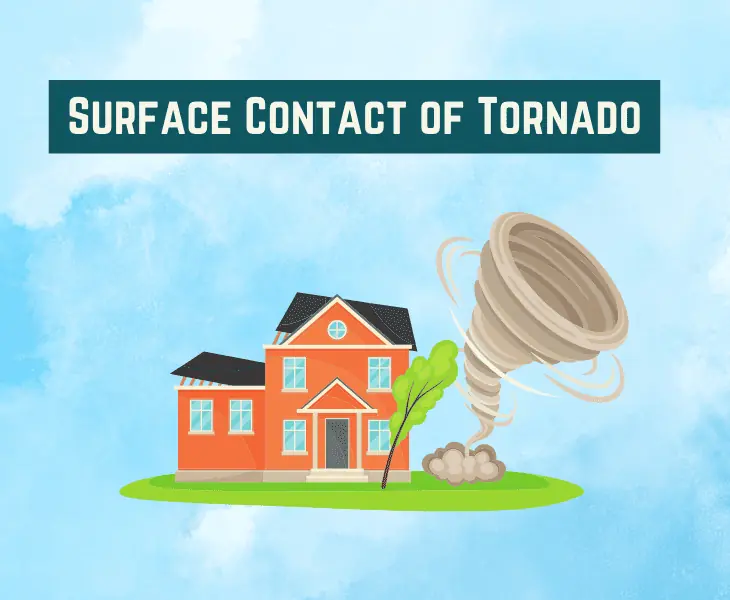 surface contact of tornado