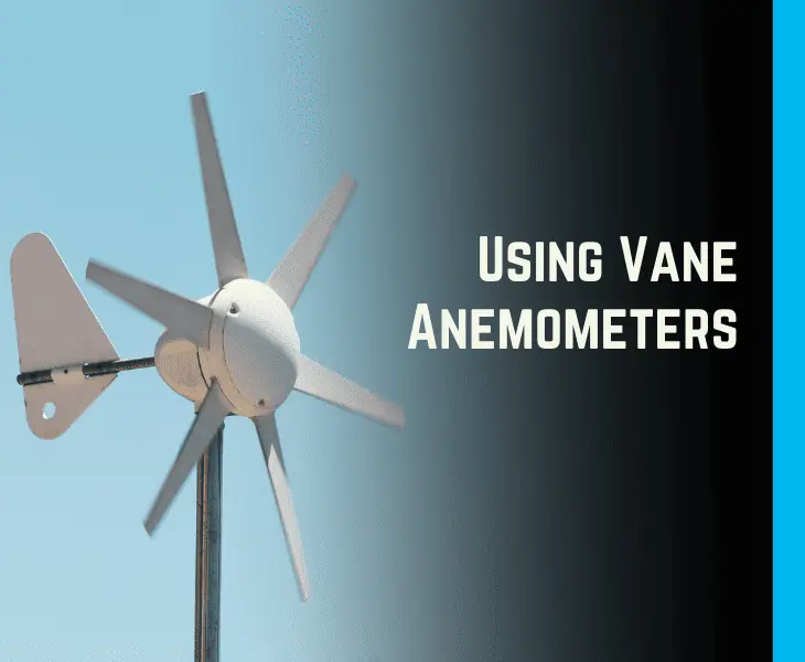using vane anemometers