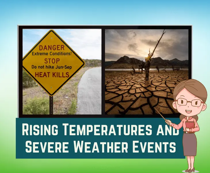 rising temperatures and severe weather events