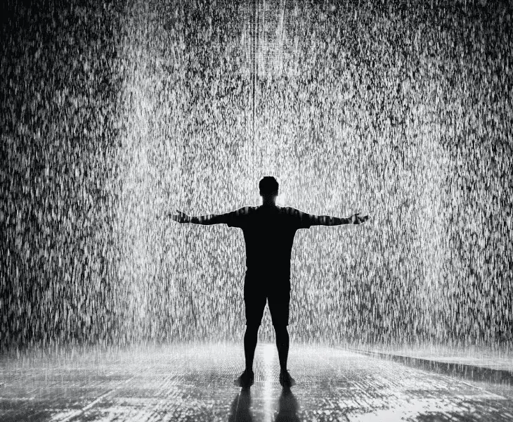 utilizing rain machines