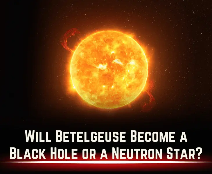 will betelgeuse become a black hole