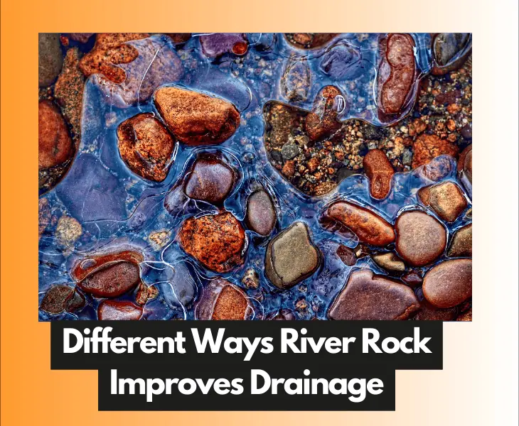 different ways river rock improves drainage