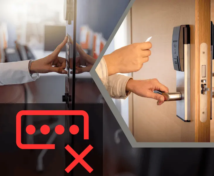 residential access disruptions with keyless entries