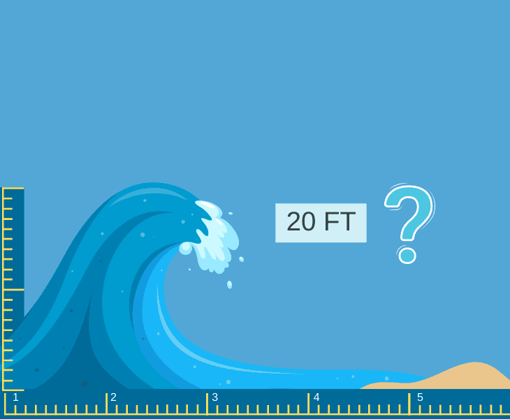 20-feett storm surge's inland reach