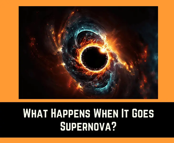 what happens when it goes supernova