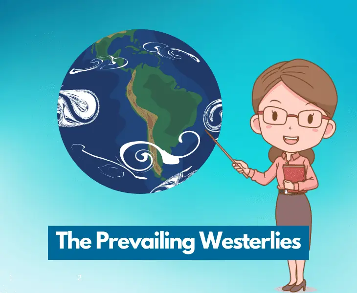 the prevailing westerlies