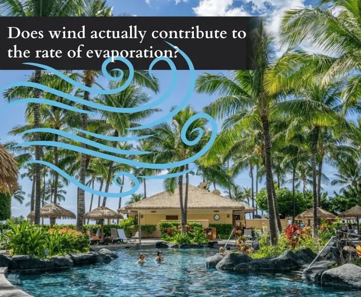 wind impact on evaporation