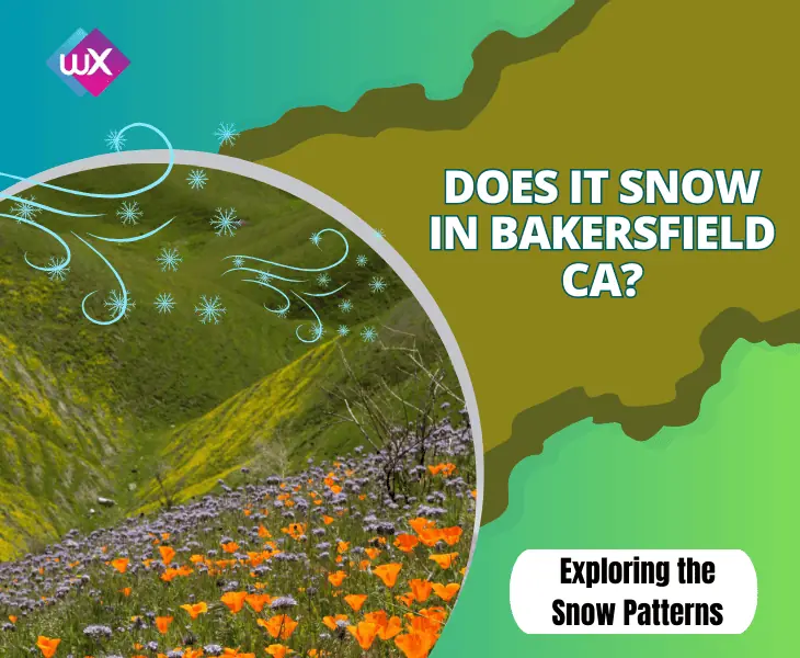 does it snow in bakersfield