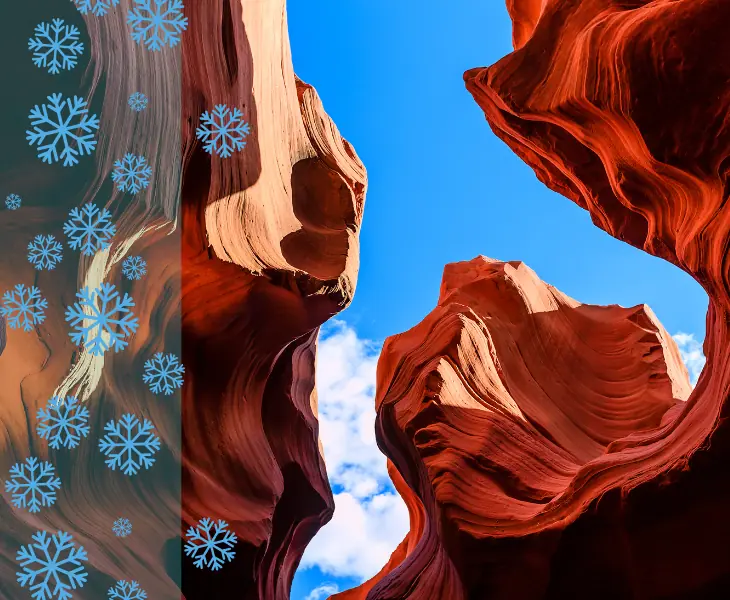 does it snow in page arizona
