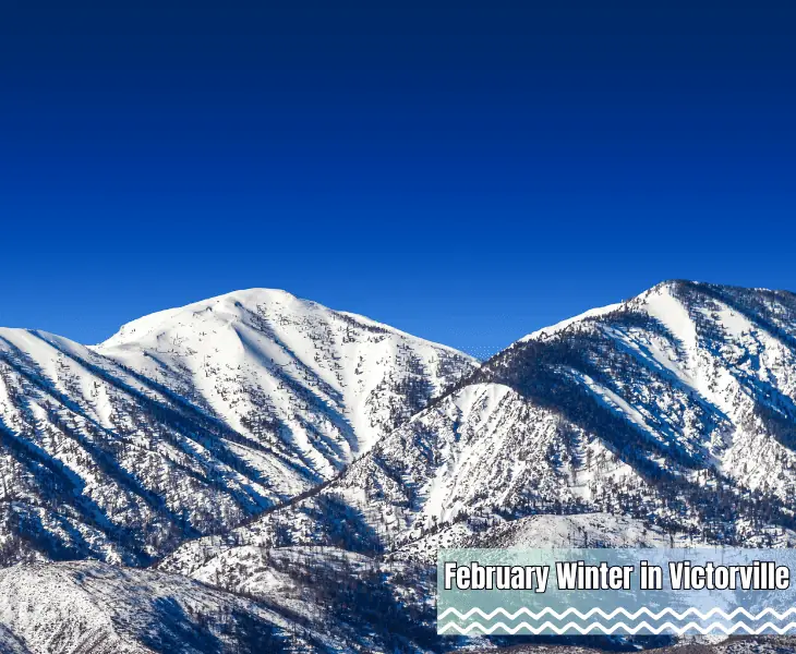february winter in victorville