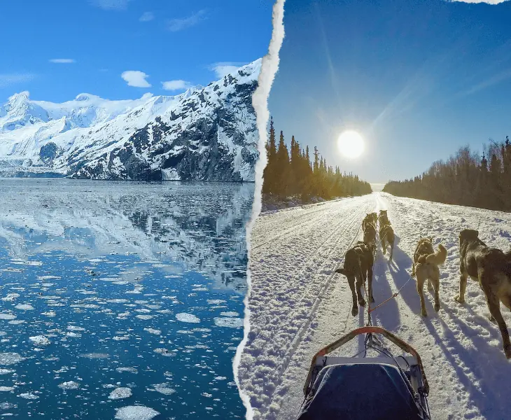 snow in alaska