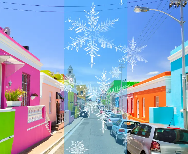 level of snow in cape town