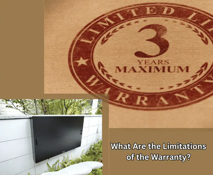 the limitations of manufacturer's warranty