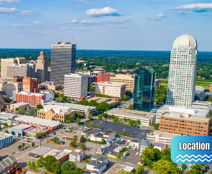 location of winston salem