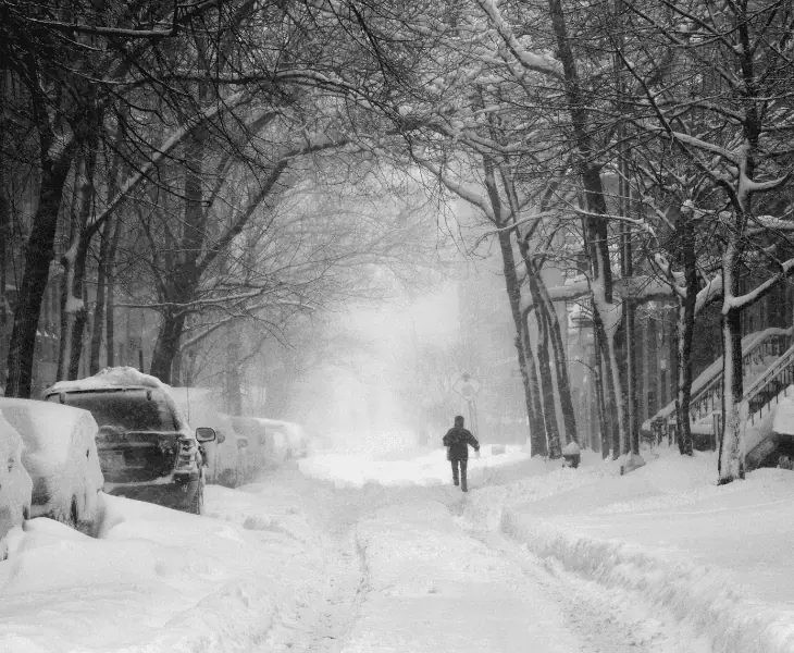 notable snowstorms in bakersfield