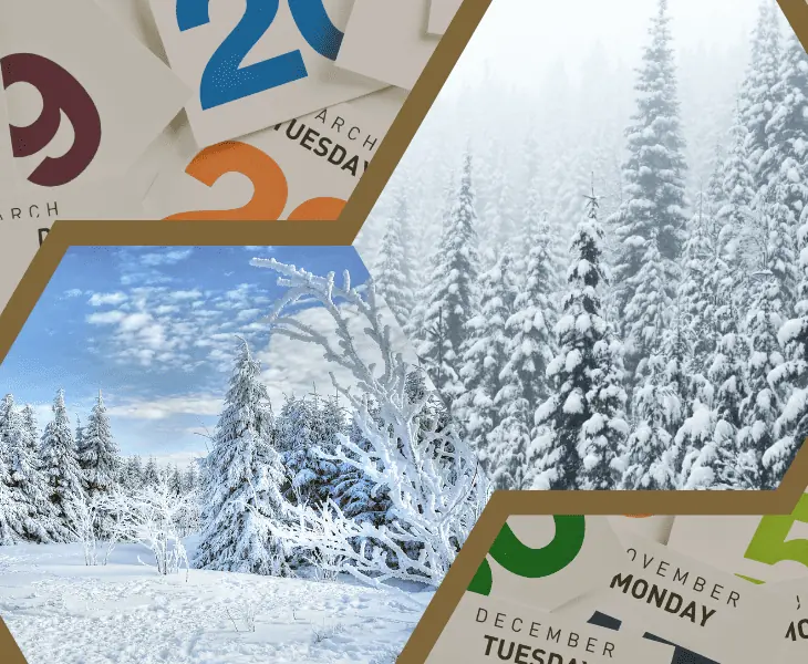 peak months for snowfall