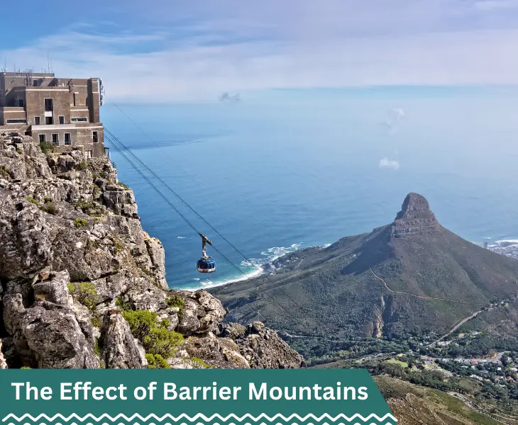 barrier mountain effects in cape town