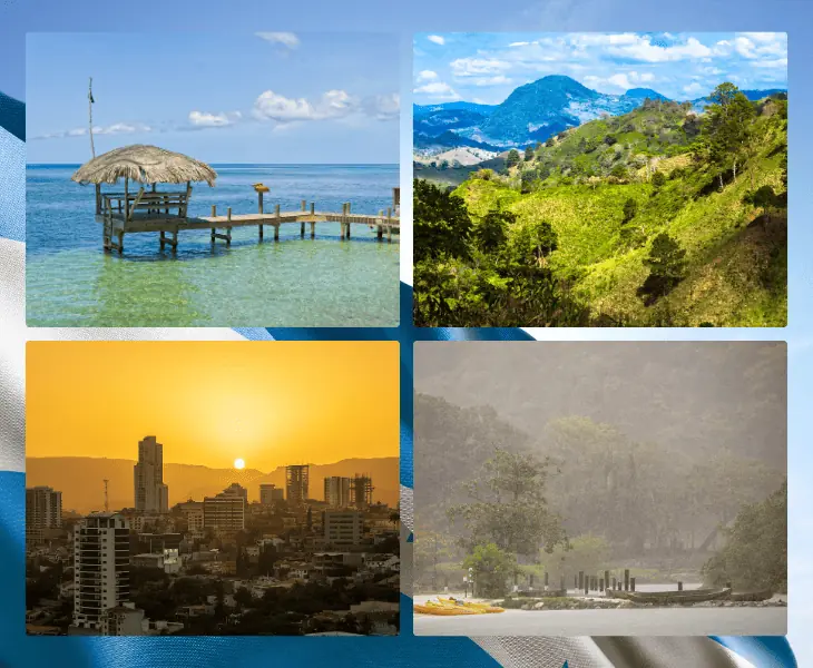 temperature differences in honduras