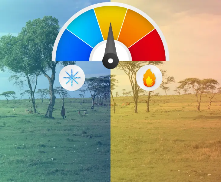 high and low temperatures in savannah