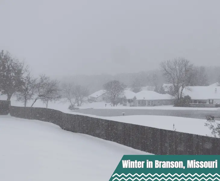 what winters are like in branson