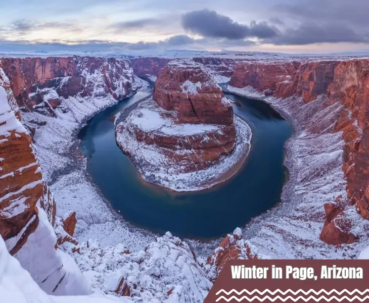 what is winter like in page