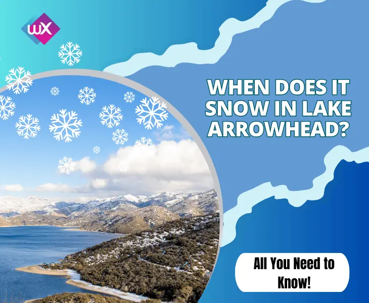 when does it snow in lake arrowhead