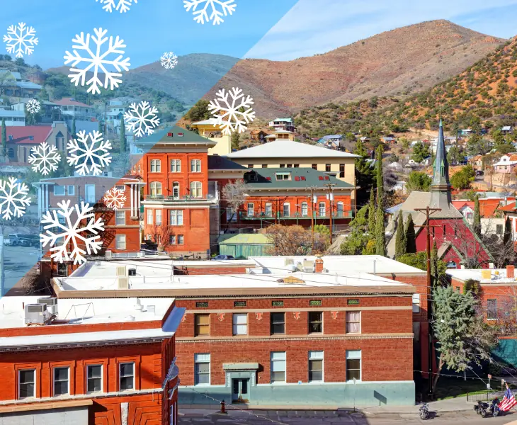 rarity of snowfall in bisbee