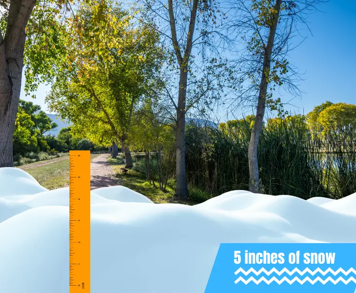history snowfall in cottonwood arizona