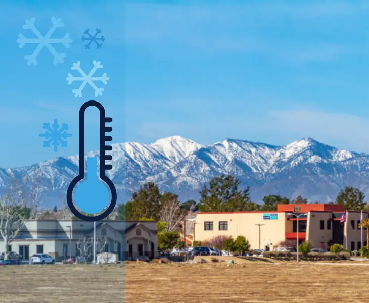 apple valley how cold get