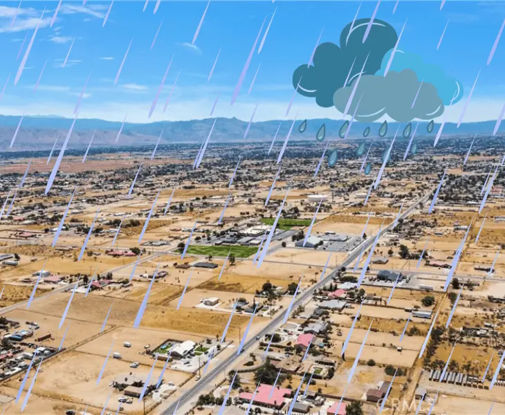hesperia rainfall climate impact