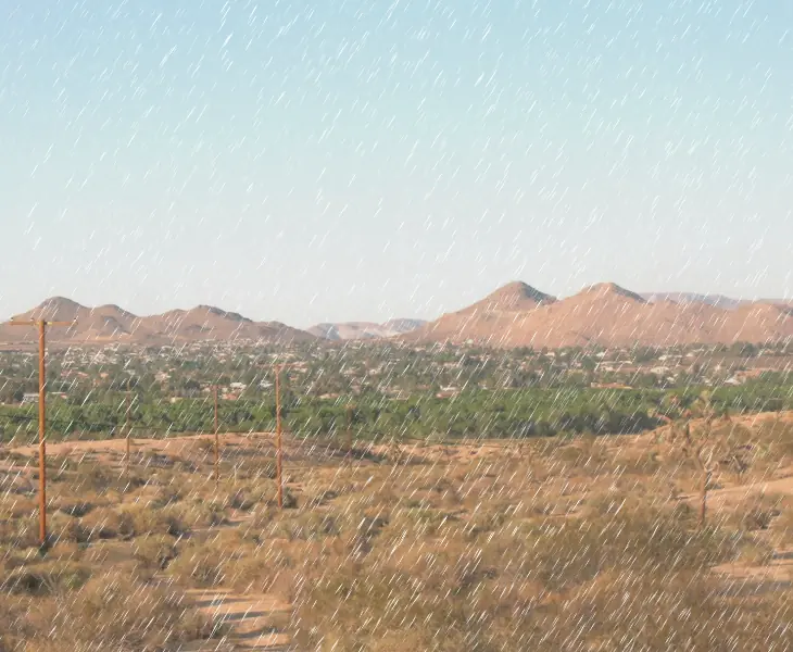 apple valley impact of rainfall