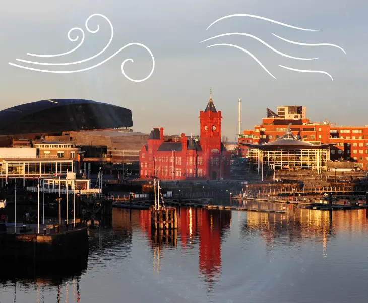 cardiff forming snow