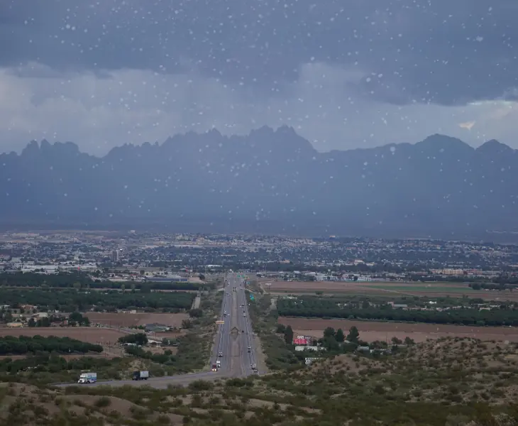 las cruces snow