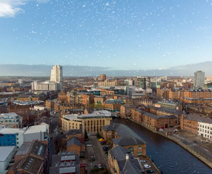 snow in leeds