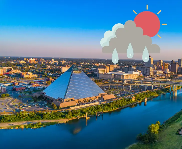 memphis tennessee climate