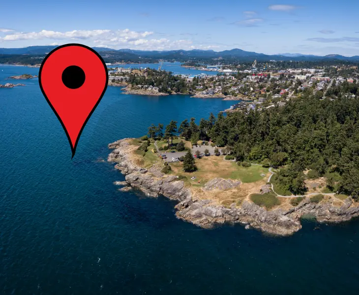 victoria bc coast position