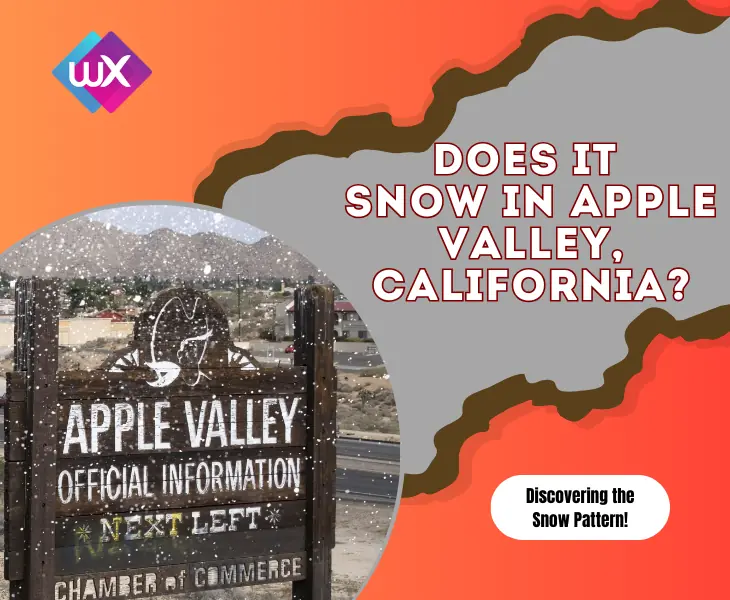 does it snow in apple valley ca