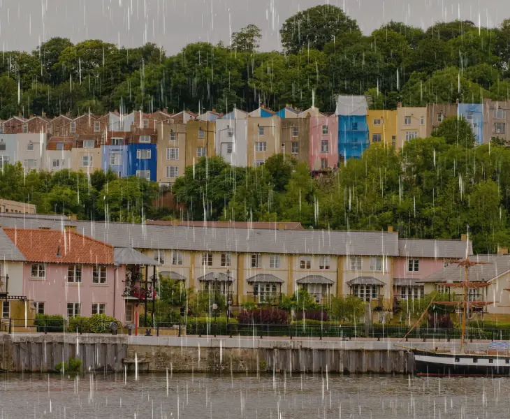 snowing in bristol