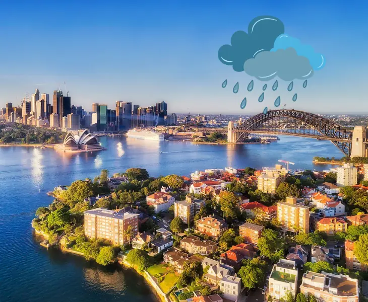 sydney australia rainfall