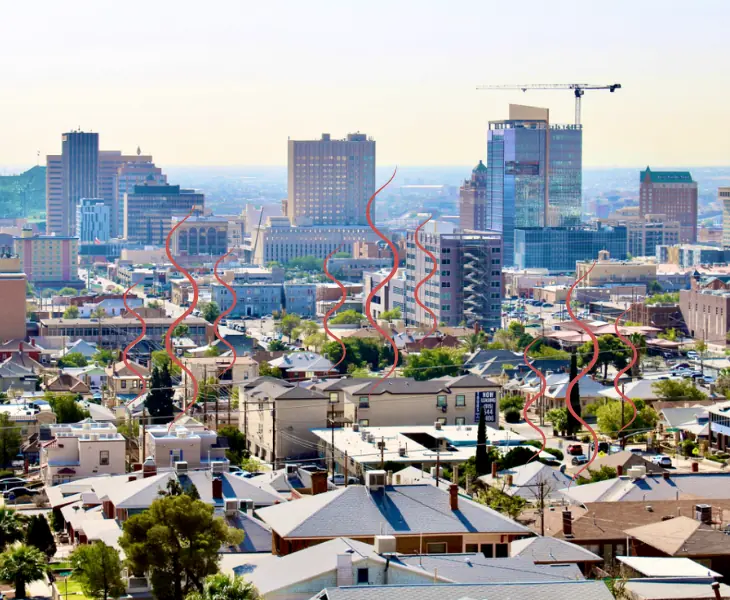 el paso texas urban heat