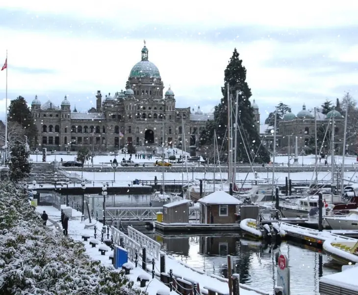 victoria bc snow