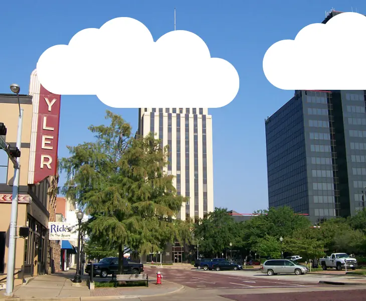 tyler texas weather patterns