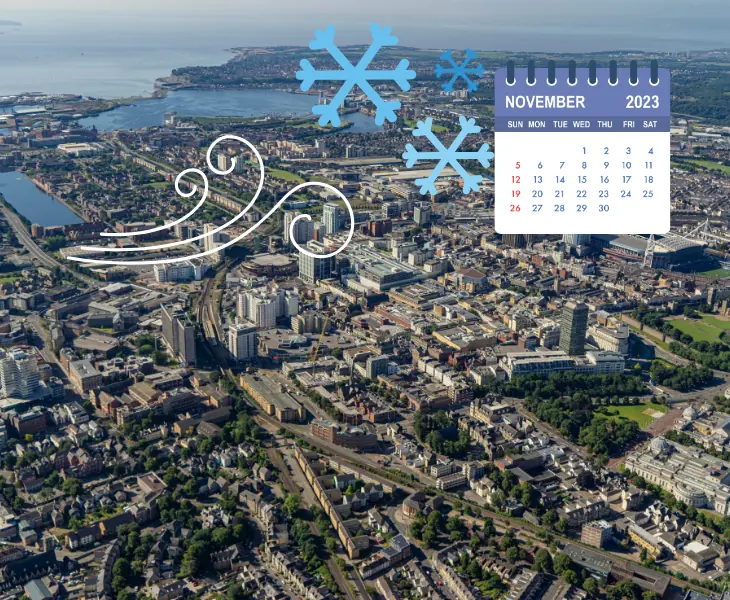 cardiff expect when to snow